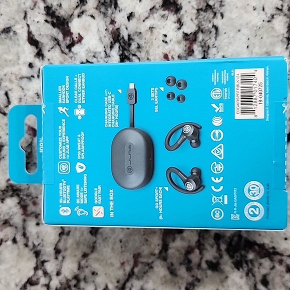 JLAB Go Sport+ True Wireless Earbuds - Picture 3 of 5